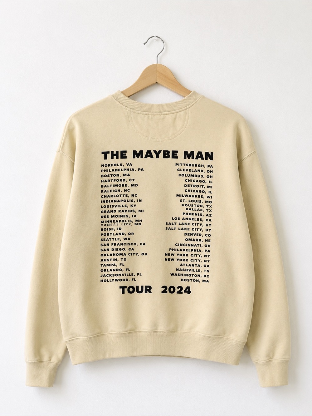 AJR The Maybe Man Tour 2024 Crewneck Sweatshirt
